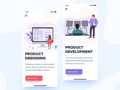 Responsive landing page