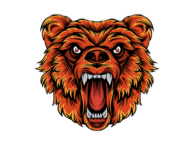 bear illustration animation awesome design branding design icon illustration illustrator logo typography vector