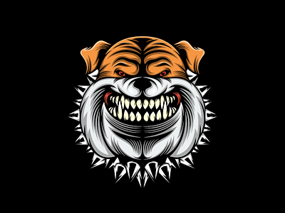 bulldog illustration