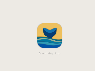 Daily UI 005_App Icon app appicon dailyui dailyui005 dailyuichallenge freediving illustration art ocean seal sketchapp ui ux uidesign