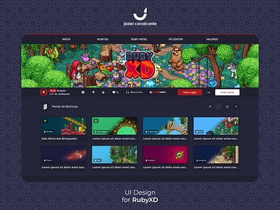 RubyXD • UI Design design habbo homepage ruby ui ui design uidesign user interface