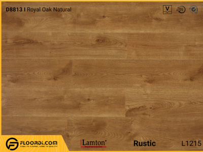 Sàn gỗ Lamton D8813 Royal Oak Natural - 8mm - AC3 sangocongnghiep