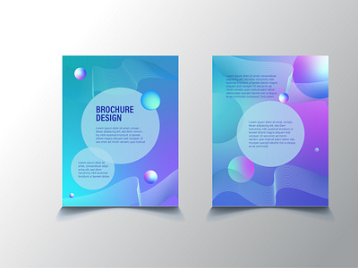 Gradient Modern Circle Brochure Design