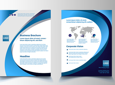 Corporate Brochure Design advertisement branding brochure business flyer flyer illustraion leaflet marketing marketing concept poster print urgent flyer vector