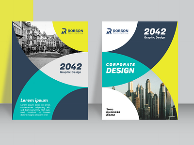 Corporate Annual Report Cover Page Design