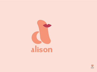 Alison Cosmetics 30 day logo challenge branding illustration logos monogram