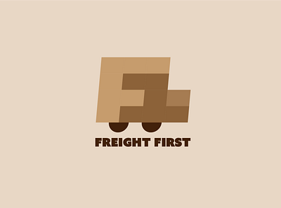 Freight First 30 day logo challenge branding illustration logos visual identity