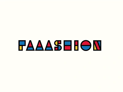 Faaashion 30 day logo challenge branding illustration logos typography visual identity