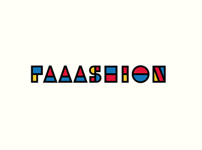 Faaashion 30 day logo challenge branding illustration logos typography visual identity