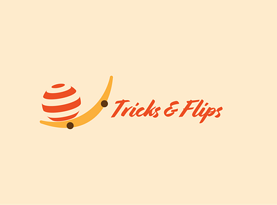 Tricks & Flips 30 day logo challenge branding illustration logocore logos visual identity