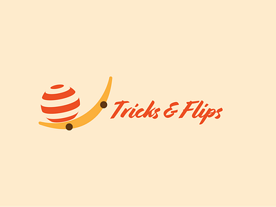 Tricks & Flips 30 day logo challenge branding illustration logocore logos visual identity