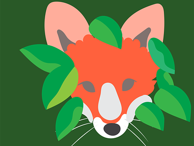 Fox digitalart fox illustration wild