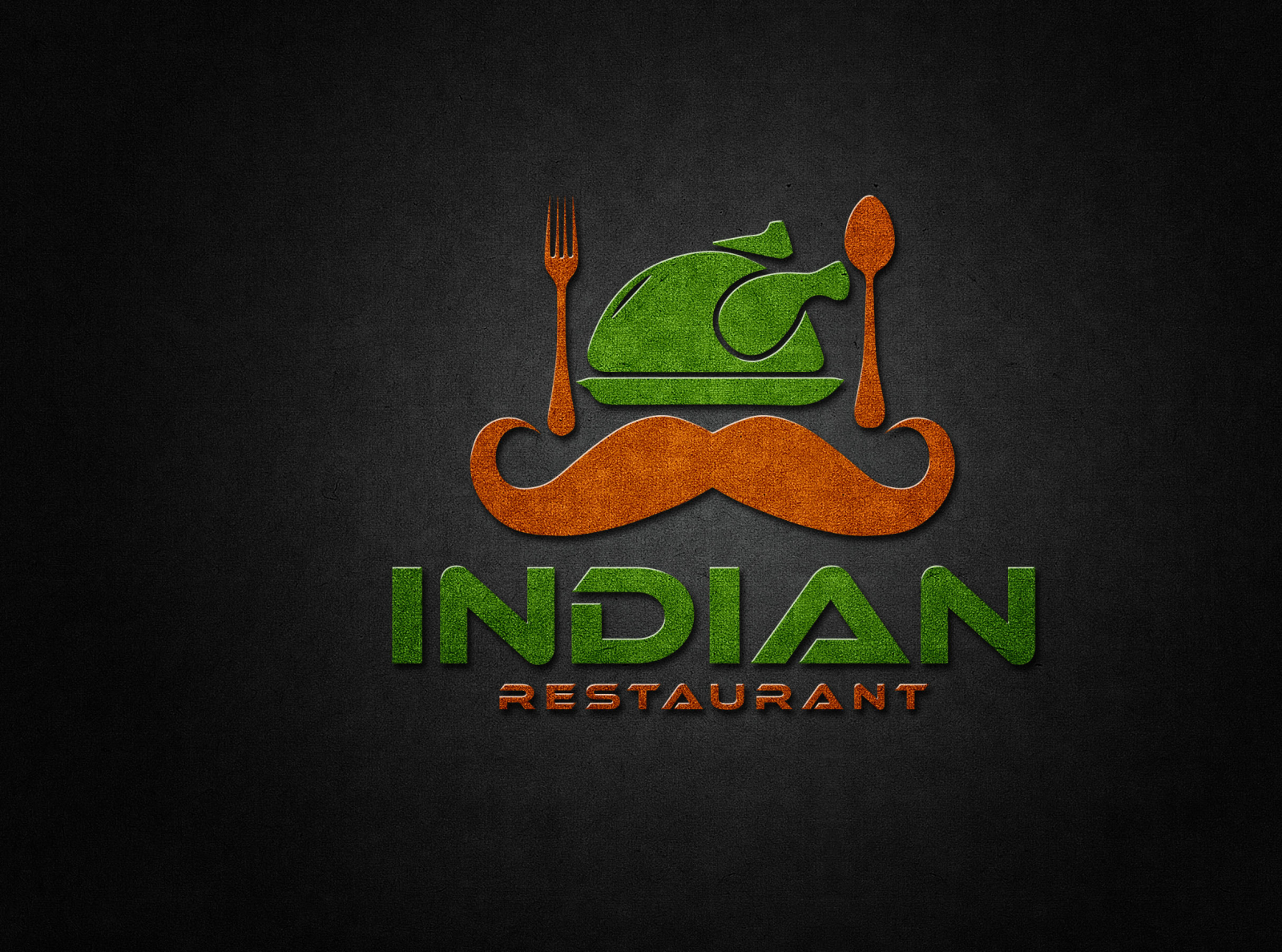 Modern Indian Restaurant Logo By Abe008