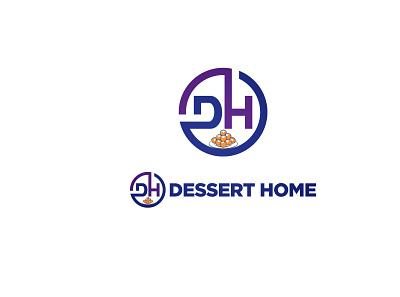 Dessert Home Logo branding creative curdled milk dessert dessert home logo illustration logo malay chop milk rasmalai restaurant sandwich shop simple sweet sweet logo