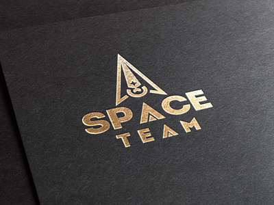 Space Team logo armed force army branding company creative design force illustration logo logo design modern new logo print ready simple space team trending vector