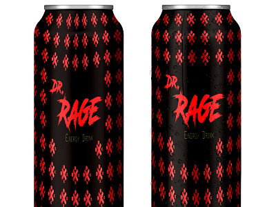 Can MockUp #1 black can doctor energy drink energy logo illustrator mockup mockup design photoshop rage red template texture waterdrops windows
