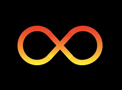 Infinity Logo avengers black design illustrator infinity infinity war orange photoshop vector wallpaper war yellow