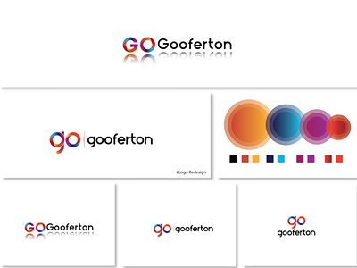 Gooferton_Logo Design branding design icon logo minimal typography