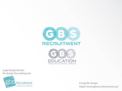 GBS Recruitment_ Logo Redesign branding design logo minimal vector