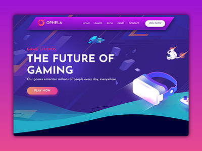 OPHELA - Gaming Website