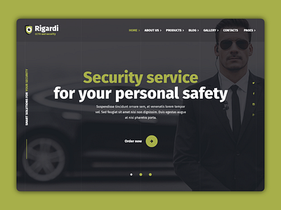 Rigardi - Security Agency website