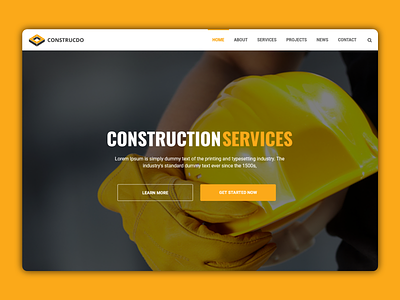 CONSTRUCDO - Construction Services website