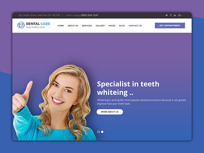 Dental Care website