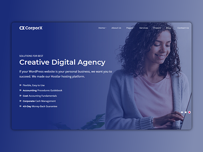 CorporX - Digital Agency Website
