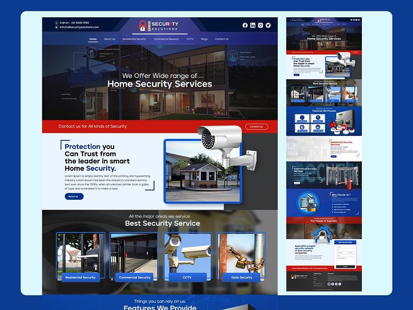 Security Landing Page designs, themes, templates and downloadable ...