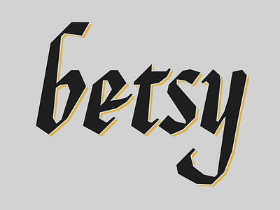 Typophile Type Battle 41 — No Curves — Betsy