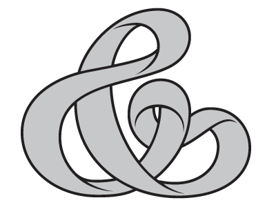 Mobius Ampersand ampersand custom mobius strip type