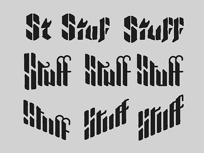 Stuffff bailey bezierwrangler branding custom dave design logo type typography