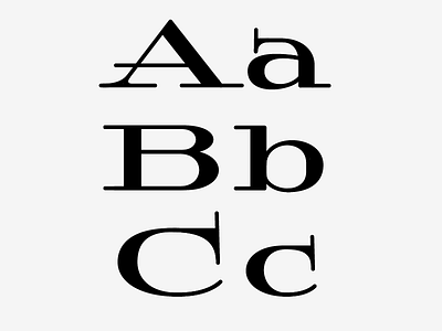 AaBbCc bailey bezierwrangler custom dave extended luxury modern serif type typography