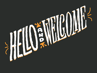 Hello and Welcome