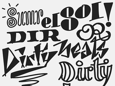 Doodlin' — 6/22/14 bailey bezierwrangler dave doodle experimental lettering rough sketch