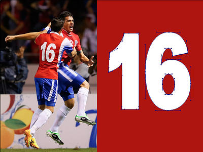 Diez Y Seis (16) — Costa Rica World Cup Qualifier Numerals