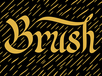 Day016 — Brush Lettering brush custom lettering practice