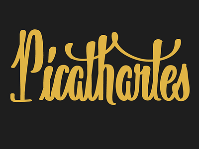 Day028 — Picathartes lettering practice script