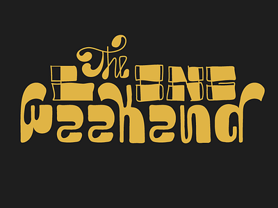 Day032 — The Long Weekend lettering practice type typography