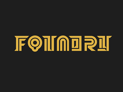 Day054 — FOUNDRY custom design font lettering logo practice type typography