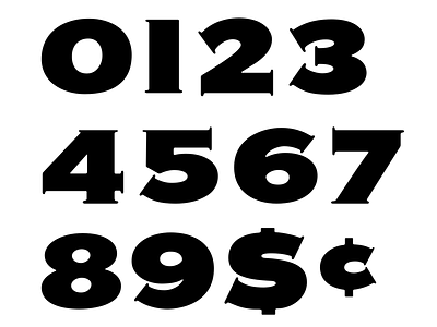 FILMOTYPE Washington - Dollars & Cents dollar filmotype font numerals revival sans type design typeface