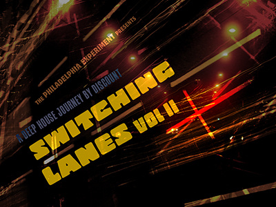 Switching Lanes Vol. 2 cover design layout mix texture type
