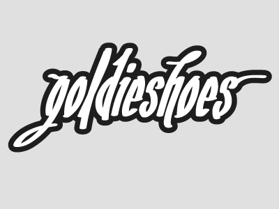 Goldieshoes Final Logotype graffiti identity logo logotype