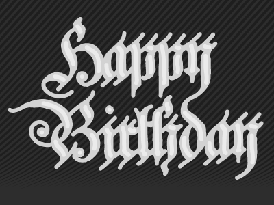 Happy Birthday (Jolene) bailey bezierwrangler birthday custom dave doodle happy lettering type