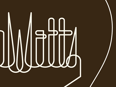 _Watts bailey bezierwrangler connected custom dave filament lettering logotype script type watts wip