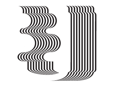 U is for Undulating. alphabattle lettering type u