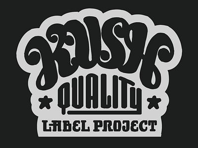 KUSH Quality Label Project - Concept @2x bailey bezierwrangler branding custom dave fashion kush kushqlty label lettering logo logotype quality type typography