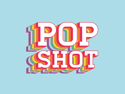 Pop Shot : logo design after effects animation illustrator logo logo design pop