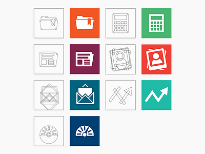 Mon Portail : icon design after effects animation grid icon icon design icons illustrator liferay logo logo design portal