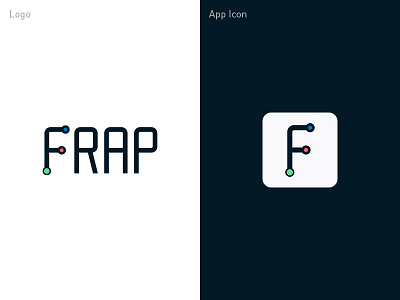 FRAP logo - exploration 1 app icon insurance ipad logo design